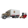 Mack фургон UPS с погрузчиком и паллетами Bruder 02-828 Mack фургон UPS с погрузчиком и паллетами Bruder 02-828