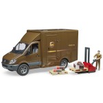 Mercedes-Benz Sprinter фургон UPS с фигуркой, погрузчиком и аксессуарами Bruder Брудер Mercedes-Benz Sprinter фургон UPS с фигуркой, погрузчиком и аксессуарами Bruder Брудер