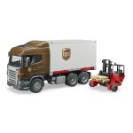 Scania фургон UPS с погрузчиком и паллетами Bruder Scania фургон UPS с погрузчиком и паллетами Bruder