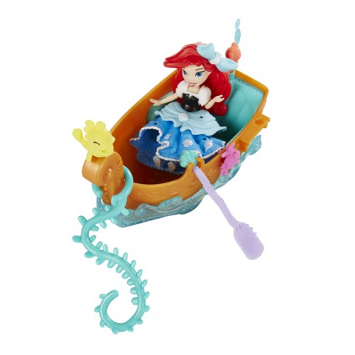 Маленькая кукла Принцесса и лодка для игры в воде Hasbro
