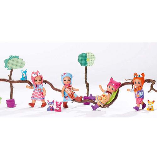 CHOU CHOU Мини-лисичка Кукла 12 см, 1 волна, 4 асс., блистер Zapf Creation