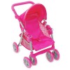 Коляска для кукол розовая 1TOY Т52267 Коляска для кукол розовая 1TOY Т52267