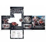 Робот на р/у трансформирующийся в джип красный 1TOY