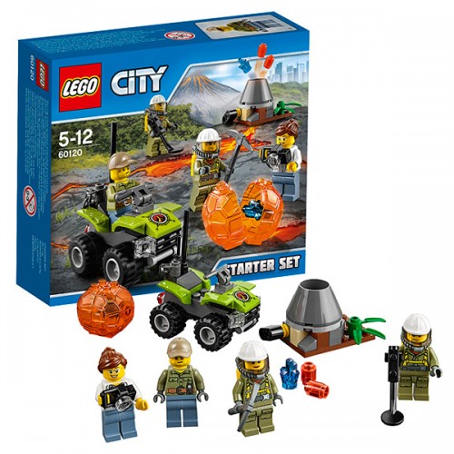 Город Набор для начинающих Исследователи Вулканов  Lego 60120