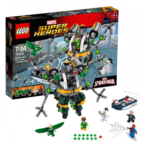 Супер Герои Человек-паук : В ловушке Доктора Осьминога  Lego (Лего)