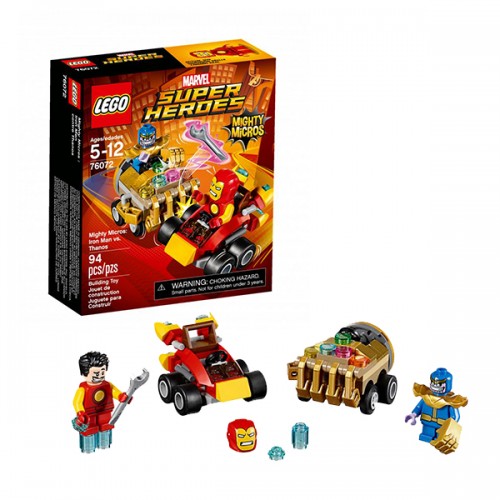 Супер Герои Mighty Micros: Железный человек против Таноса Lego Лего