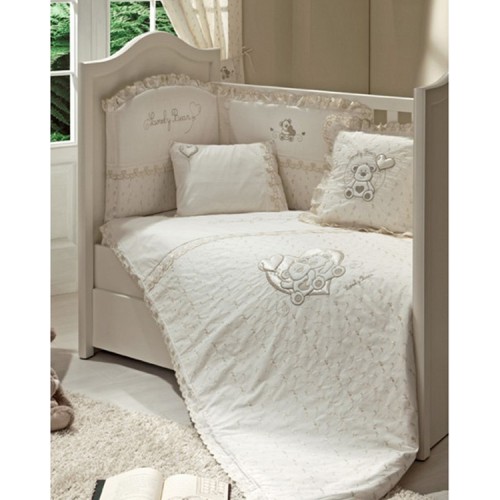 Постельное белье Lovely Bear (Фаннабэби Лавли Бир) 5 предметов 120*60 крем Funnababy Постельное белье Lovely Bear (Фаннабэби Лавли Бир) 5 предметов 120*60 крем Funnababy