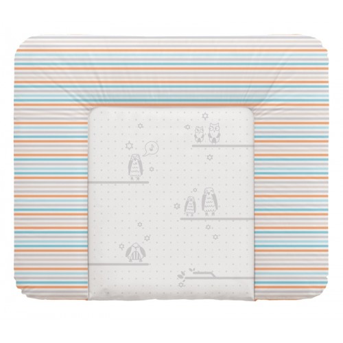 Пеленальный матрац 70x85 см мягкий на комод(W-134-044-260 Owls Grey) Ceba Baby