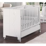 Кровать Juliette Relax Luxe (Микуна Джулиет релакс Люкс) с кристаллами Swarovski 120*60 белый Кровать Juliette Relax Luxe (Микуна Джулиет релакс Люкс) с кристаллами Swarovski 120*60 белый