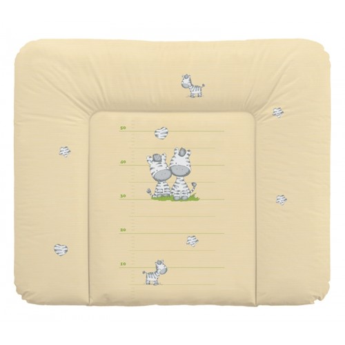 Пеленальный матрац 70x85 см мягкий на комод(W-134-002-141 Zebra Yellow) Ceba Baby