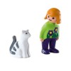 1.2.3.: Женщина с кошкой Playmobil 6975pm