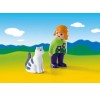 1.2.3.: Женщина с кошкой Playmobil 6975pm
