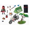 Каникулы: Мотоциклист и складная палатка Playmobil 5438pm