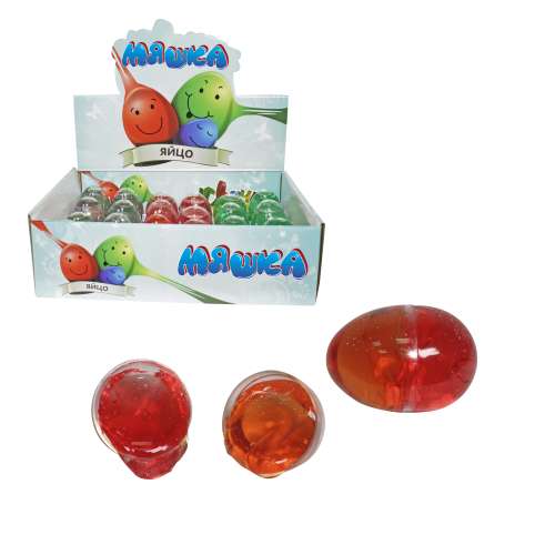1toy Мелкие пакости, мяшка, двухцветная, яйцо, 50гр 1toy Мелкие пакости, мяшка, двухцветная, яйцо, 50гр