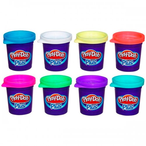Игровой набор Plus из 8 баночек Play Doh (Плей До) A1206 Игровой набор Plus из 8 баночек Play Doh (Плей До) A1206