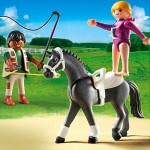 Лошади: Наездница-эквилибриства на лошади Playmobil (Плеймобил)