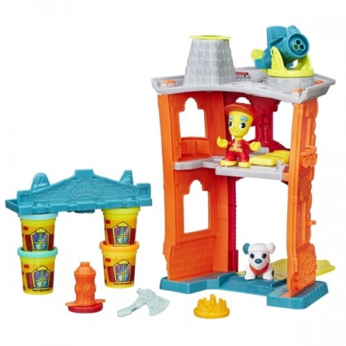 Игровой набор Город "Пожарная станция" Play Doh (Плей До) B3415 Игровой набор Город "Пожарная станция" Play Doh (Плей До) B3415