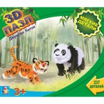 3D пазл с мягкими EVA деталями "Джунгли Китая" 237 дет 1TOY