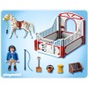 Конный клуб: Кнабструбская лошадь со стойлом Playmobil 5107pm