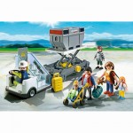 Самолет: Авиапогрузчик с грузом и пассажиры Playmobil (Плеймобил)