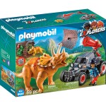 Динозавры: Вражеский квадроцикл с трицератопсом Playmobil Динозавры: Вражеский квадроцикл с трицератопсом Playmobil