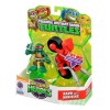 Фигурка Черепашки-ниндзя 6см Раф с мотоциклом, серия Half Shell Hero Turtles 96104