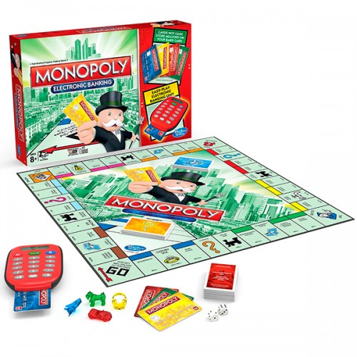 Игра Монополия с банковскими карточками (обновленная) Hasbro
