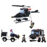 Конструктор Полицейский спецназ Группа захвата, 250дет. 1TOY