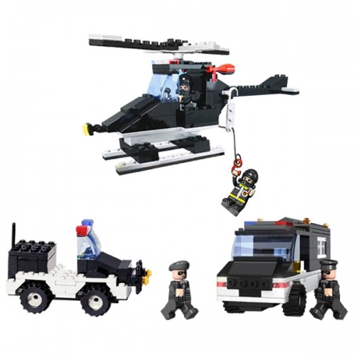 Конструктор Полицейский спецназ Группа захвата, 250дет. 1TOY Т57017
