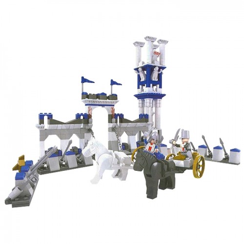 Конструктор Рыцари Дуэль на колесницах, 424дет. 1TOY Т57033