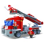 Конструктор Спасатели Пожарная машина, 298дет. 1TOY