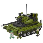 Конструктор Военная техника Боевой танк, 260дет. 1TOY