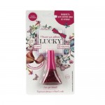 Лак Lucky серия Конфетти, цвет 03К, фуксия с блестками, объем 5,5 мл.