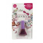 Лак Lucky серия Конфетти, цвет 15К, фиолетовый с блестками, объем 5,5 мл.