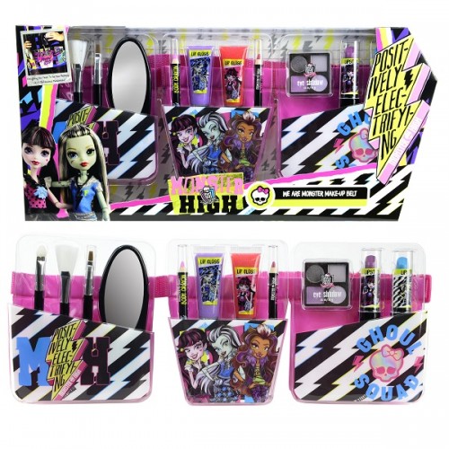 Monster High Игровой набор детской декоративной косметики с поясом визажиста Markwins