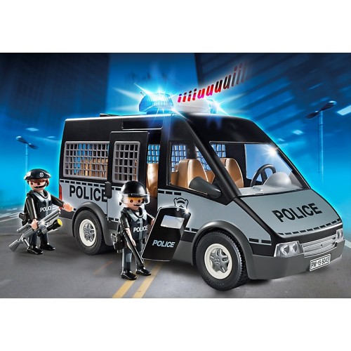 Полиция: Бронированный фургон с полицейскими, со светом и звуком Playmobil (Плеймобил) Полиция: Бронированный фургон с полицейскими, со светом и звуком Playmobil (Плеймобил)