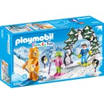 Зимние виды спорта: Урок катания на лыжах Playmobil