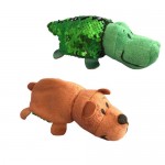 Вывернушка Блеск с паетками 12 см Крокодил-Медведь 1TOY Вывернушка Блеск с паетками 12 см Крокодил-Медведь 1TOY