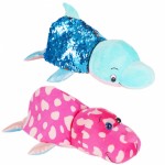 Вывернушка Блеск с паетками 30 см Дельфи-Морж 1TOY Вывернушка Блеск с паетками 30 см Дельфи-Морж 1TOY
