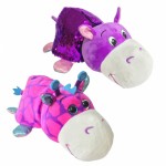 Вывернушка Блеск с паетками 30 см Жираф-Бегемот 1TOY Вывернушка Блеск с паетками 30 см Жираф-Бегемот 1TOY