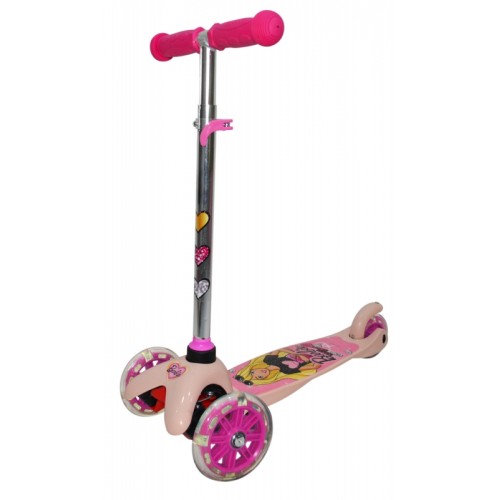 Самокат Barbie управление наклоном 2х120мм/90мм Т11410Н 1TOY Самокат Barbie управление наклоном 2х120мм/90мм Т11410Н 1TOY